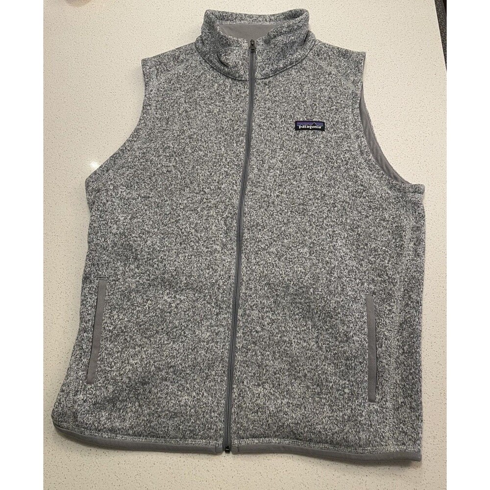 Patagonia Women’s XL Better Sweater Vest Full Zip Fleece Gray